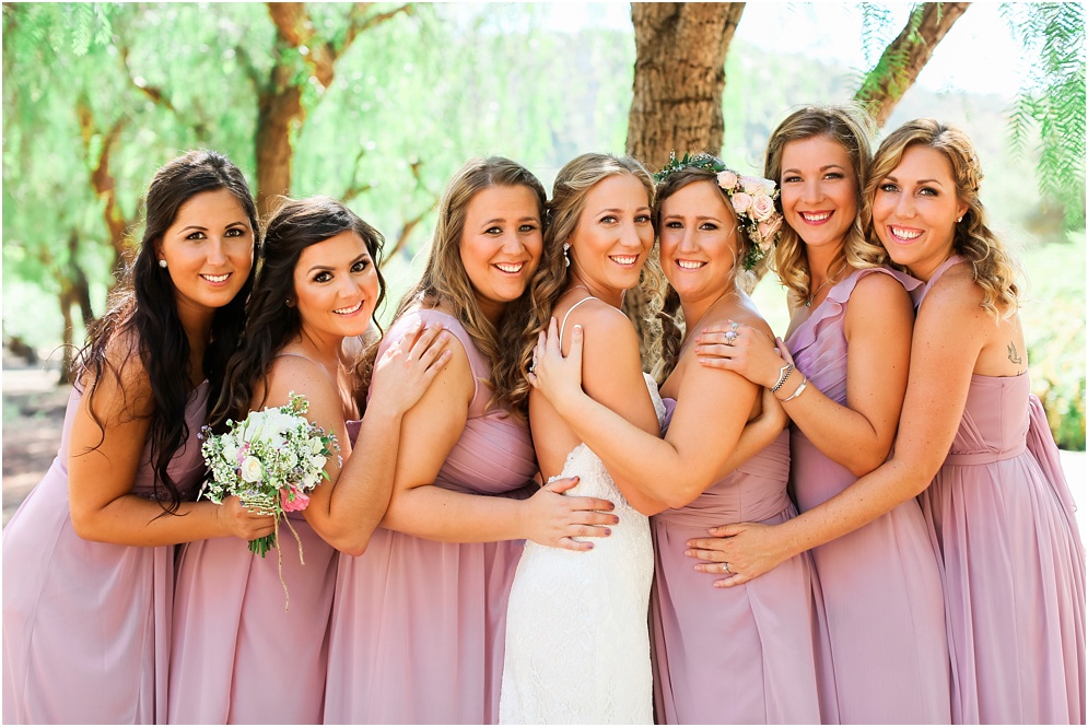 bridesmaids, campbell creek ranch, alpine wedding estate