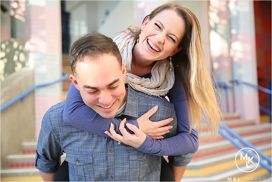 Alyssa and Michael | Downtown Oceanside Engagement Session